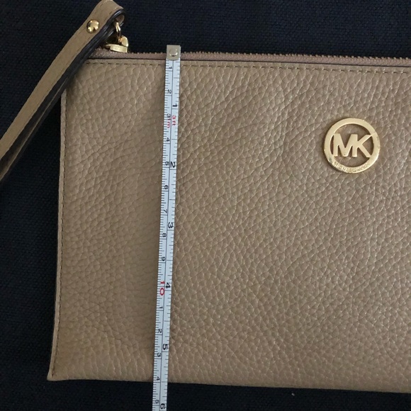MK Leather Wristlet - Picture 8 of 8
